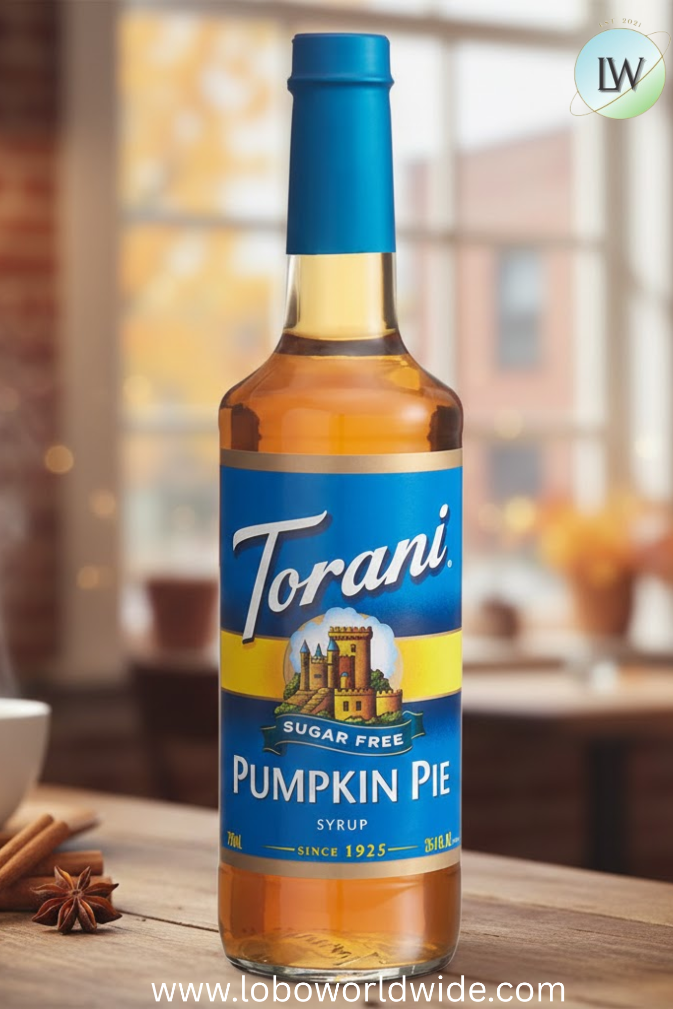 Torani Sugar-Free Flavoring Syrup 750 mL Glass Bottle - 12/Case (Various Flavors)