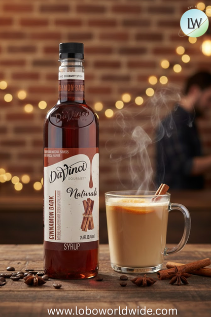DaVinci Gourmet All-Natural Cinnamon Bark Flavoring Syrup 750 mL