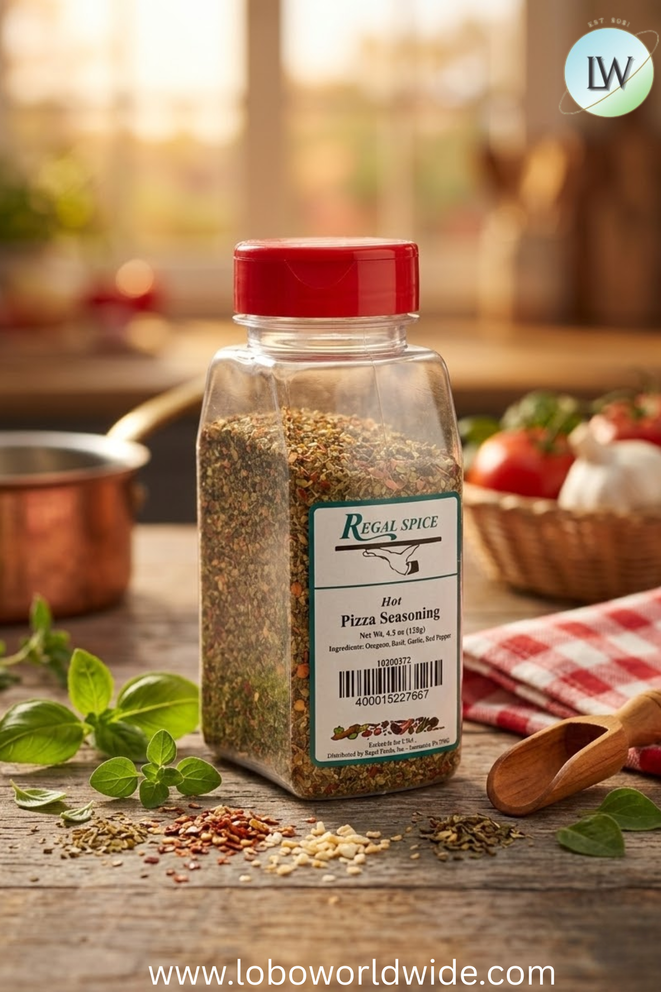 Regal Hot Pizza Seasoning - 4.5 oz.