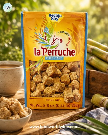 La Perruche, Pure Cane Rough Sugar Cubes, 8.8 oz (250 g)