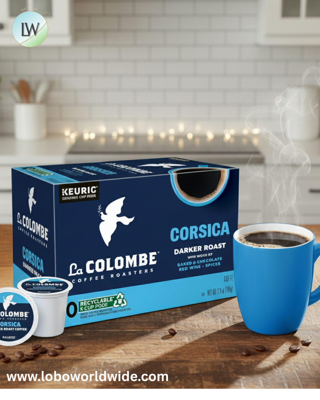 La Colombe Corsica Blend Coffee Single Serve Bag - 100/Case