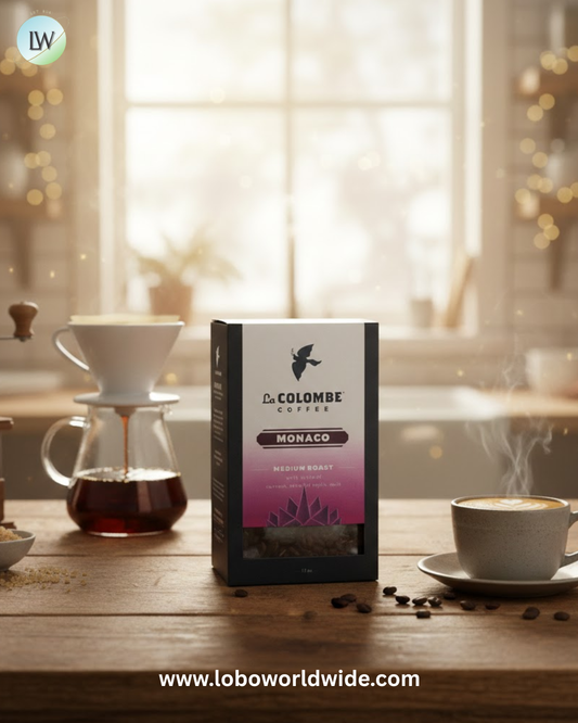 La Colombe Monaco Whole Bean Coffee, Full Bodied Medium Roast, Specialty Roasted, 12 Oz (Various Sizes)