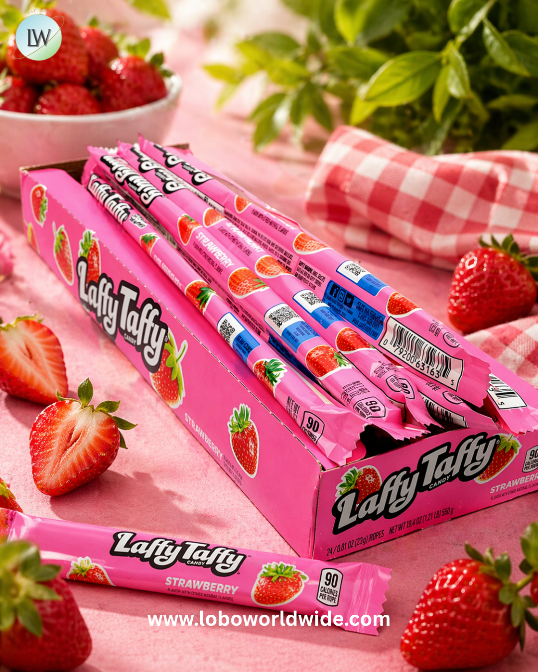 Laffy Taffy Ropes 24 Piece