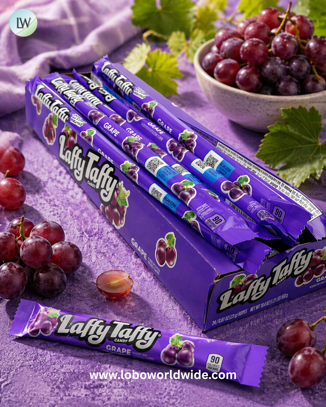 Laffy Taffy Ropes 24 Piece