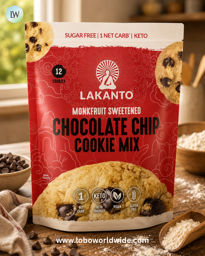 Lakanto, Chocolate Chip Cookie Mix, 6.77 oz (192 g)