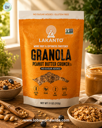 Lakanto, Granola, Peanut Butter Crunch , 11 oz (312 g)