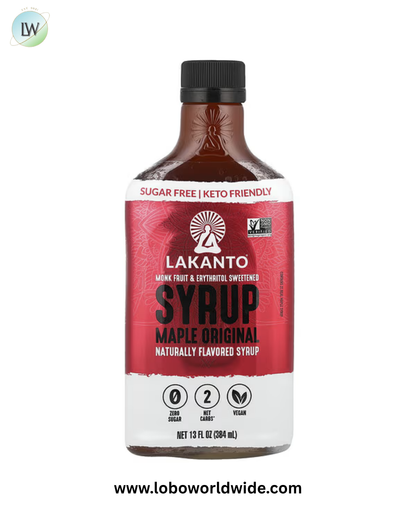 Lakanto, Maple, Monk Fruit & Erythritol Sweetened, 13 fl oz (384 ml)