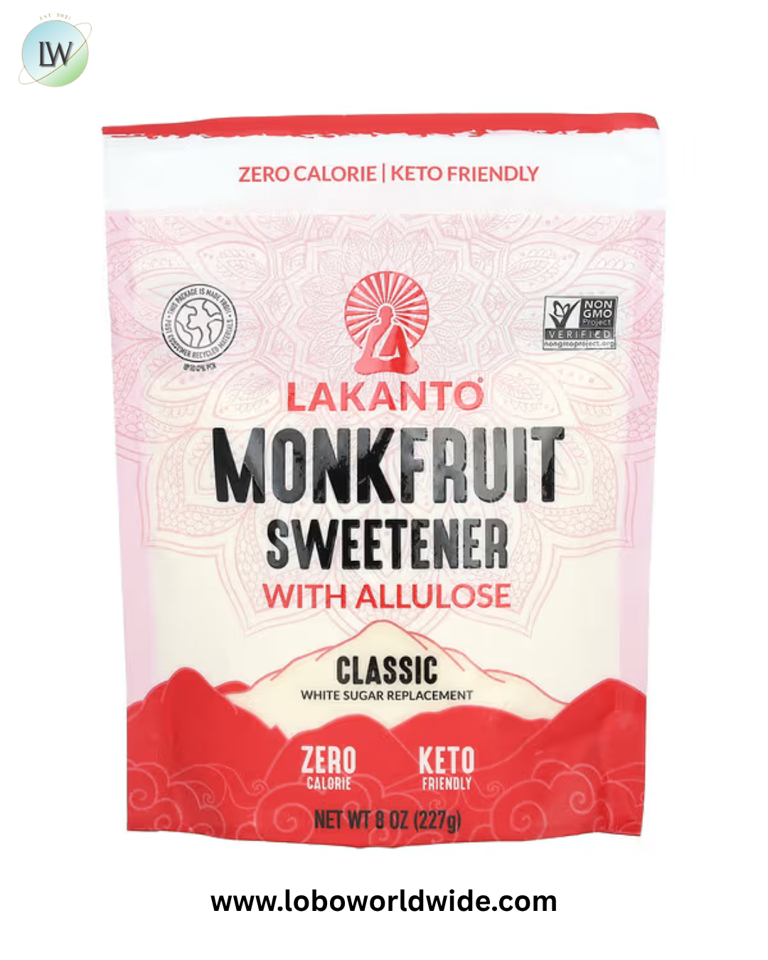Lakanto, Monkfruit Sweetener with Allulose