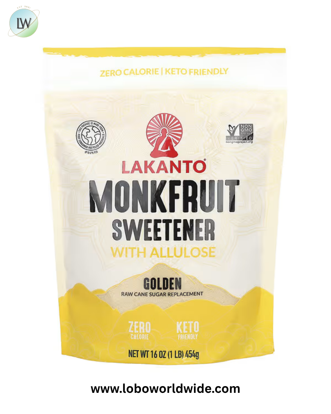 Lakanto, Monkfruit Sweetener with Allulose