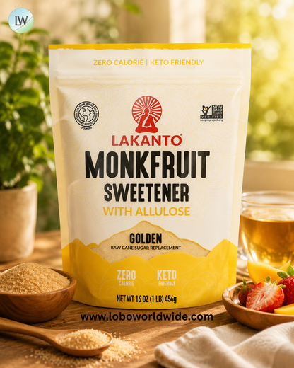 Lakanto, Monkfruit Sweetener with Allulose