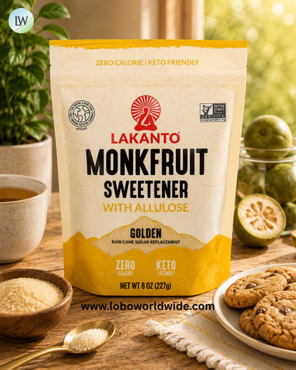 Lakanto, Monkfruit Sweetener with Allulose
