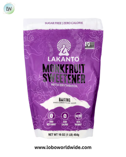 Lakanto, Monkfruit Sweetener with Erythritol, Baking, 16 oz (454 g)