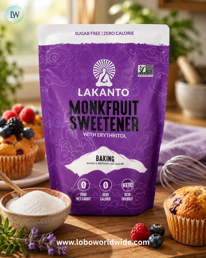 Lakanto, Monkfruit Sweetener with Erythritol, Baking, 16 oz (454 g)