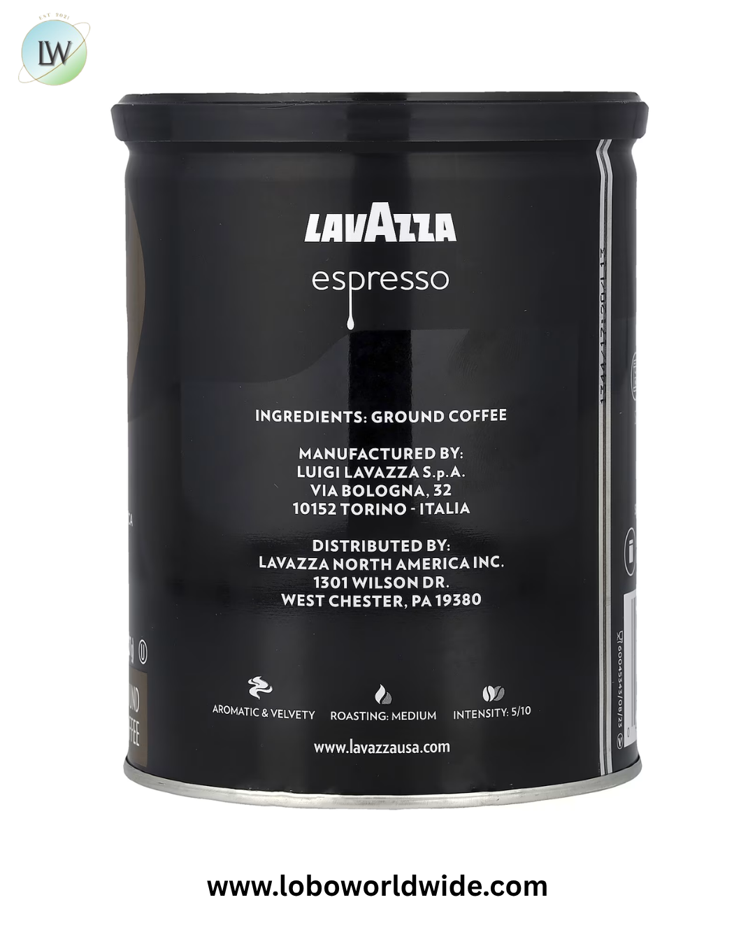 LavAzza Premium Coffees, Espresso, Ground, 8 oz (227 g)