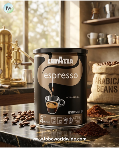 LavAzza Premium Coffees, Espresso, Ground, 8 oz (227 g)