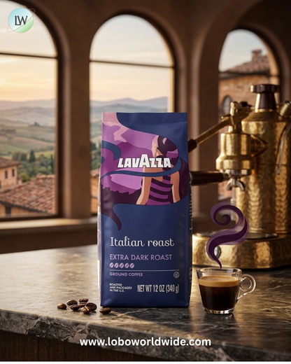 LavAzza Premium Coffees, Ground, Extra Dark Roast, 12 oz (340 g)