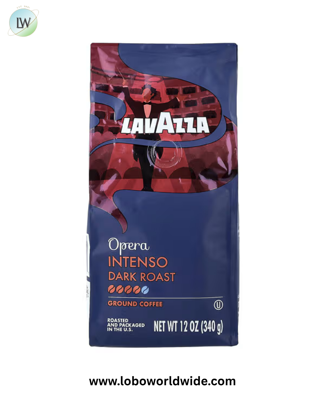 LavAzza Premium Coffees, Ground, Extra Dark Roast, 12 oz (340 g)