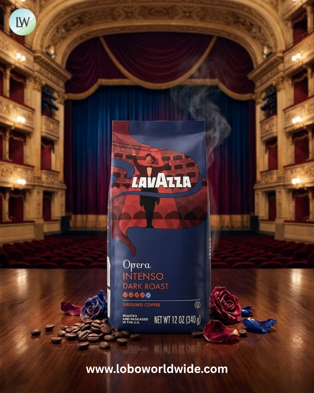 LavAzza Premium Coffees, Ground, Extra Dark Roast, 12 oz (340 g)