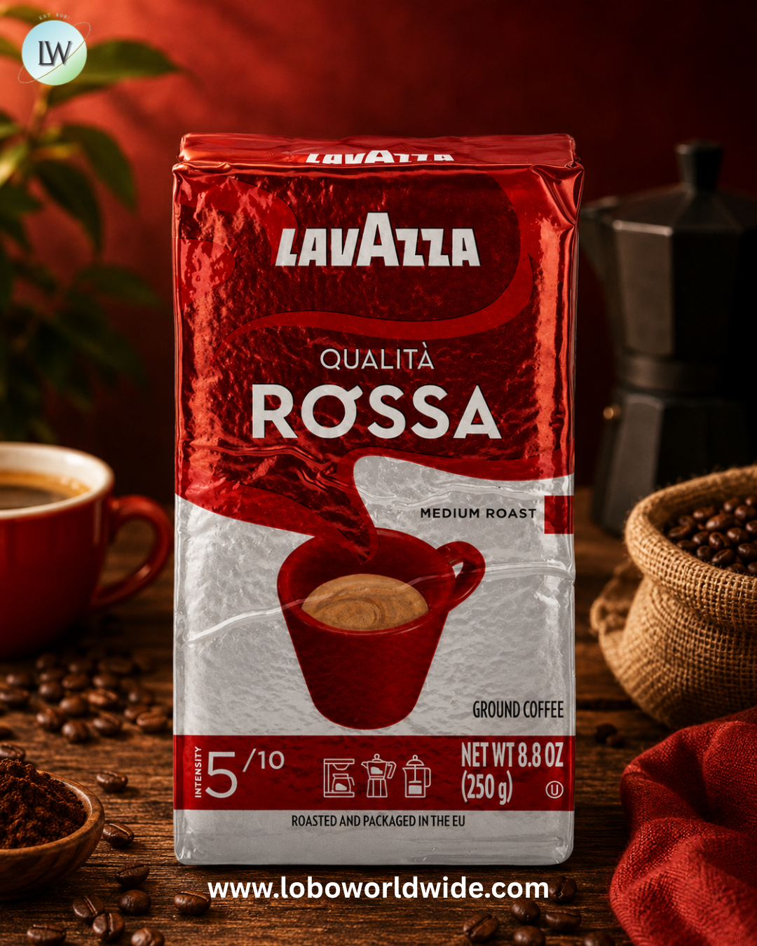 LavAzza Premium Coffees, Ground, Extra Dark Roast, 12 oz (340 g)