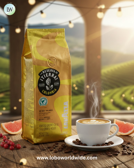 Lavazza Tierra! Colombia Coarse Ground Coffee 8 oz.