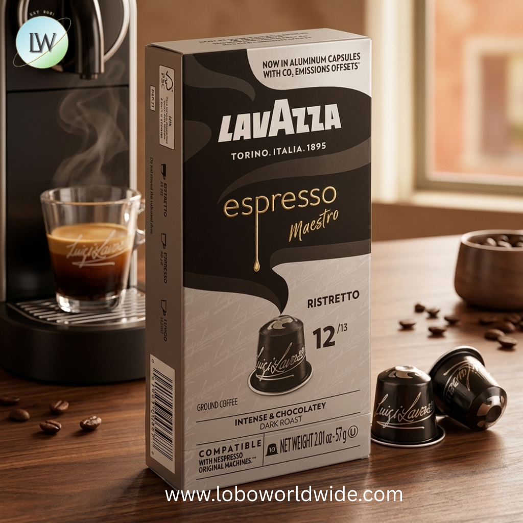 Lavazza Espresso Maestro Single Serve Capsules for Nespresso* Original Machines -(Various flavours &Sizes)