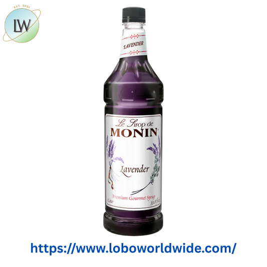Monin Premium Lavender Flavoring Syrup 1 Liter