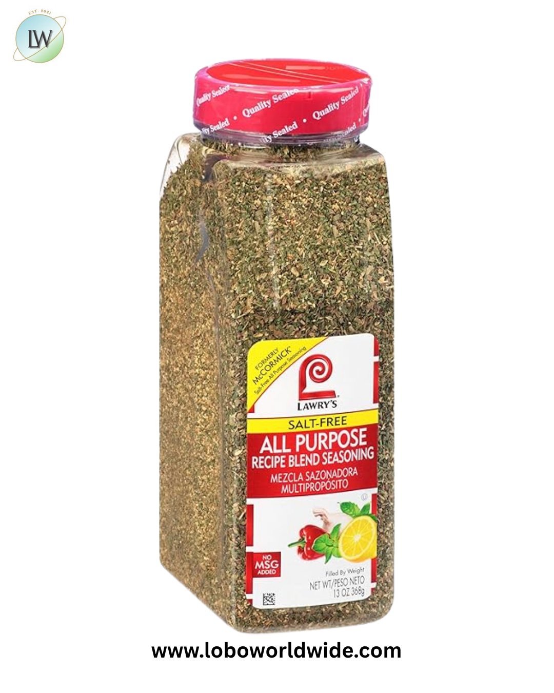 Lawry's 13 oz. Salt-Free All Purpose Seasoning
