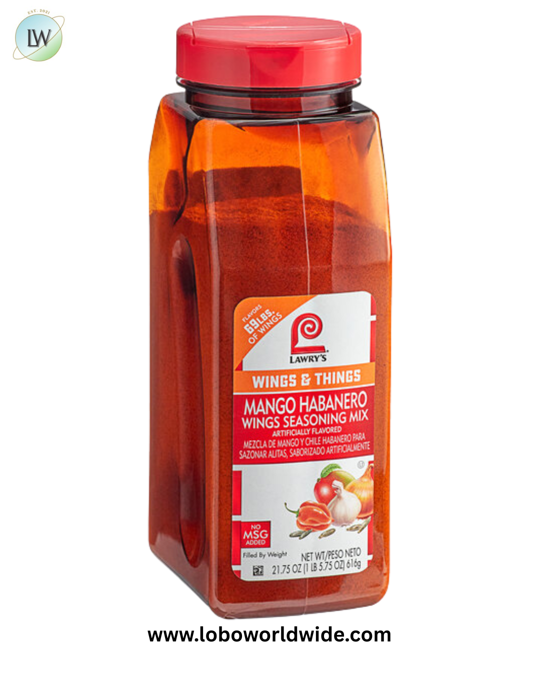 Lawry's 21.75 oz. Mango Habanero Seasoning Mix
