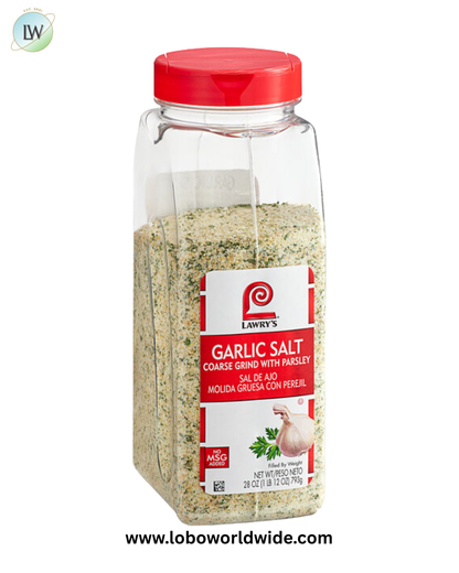 Lawry's 28 oz. Garlic Salt with Parsley, Coarse Grind