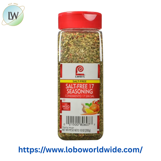Lawry's Salt-Free 17 Seasoning