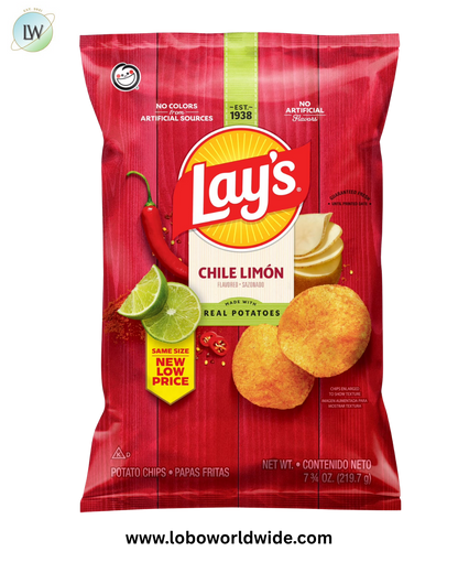 Lay's Chile Lim—n Flavored Potato Chips, 7.75 Oz.