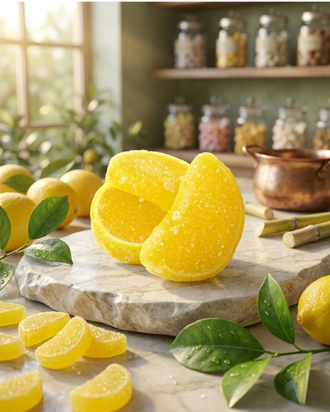 Lemon Fruit Slices Unwrapped 5LB Box