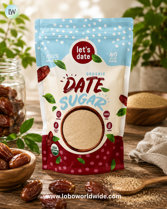 Let's Date, Organic Date Sugar, 12 oz (340 g)