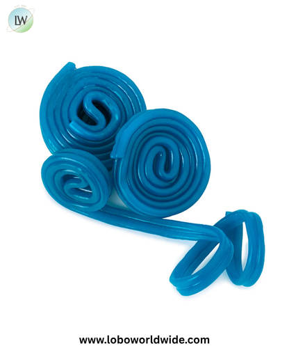 Licorice Broadway Wheels Blue Raspberry - 4.4lb Bulk