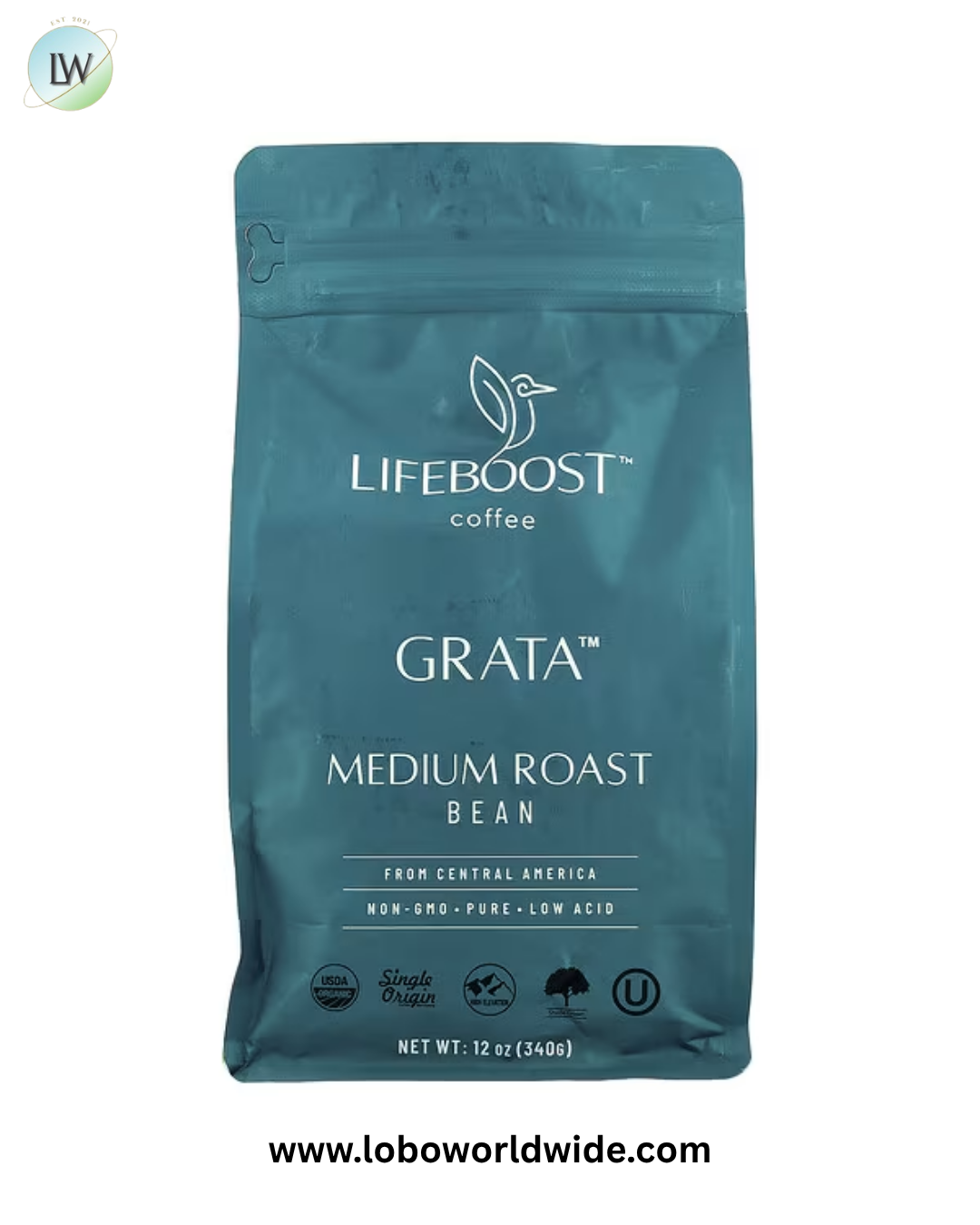 Lifeboost, Coffee, Bean, 12 oz (340 g)