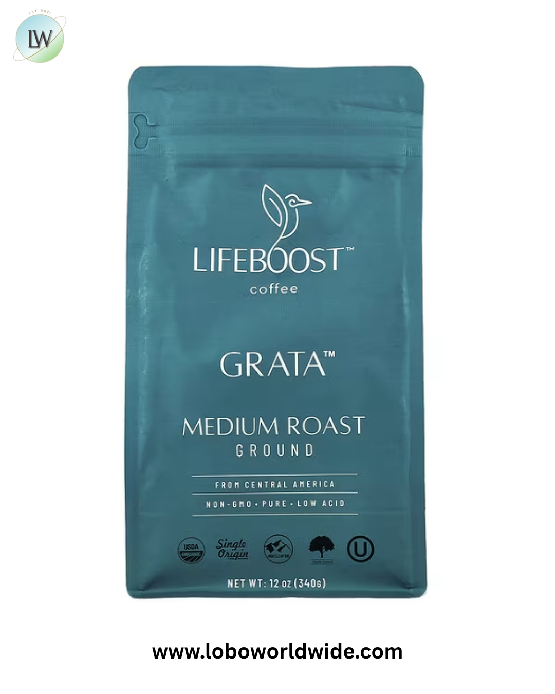 Lifeboost, Coffee, Ground, 12 oz (340 g)