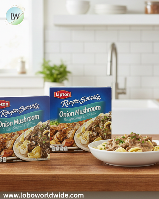 Recipe Secrets Lipton Recipe Soup and Dip Mix, Onion Mushroom, 1.8 oz (4 Packs)