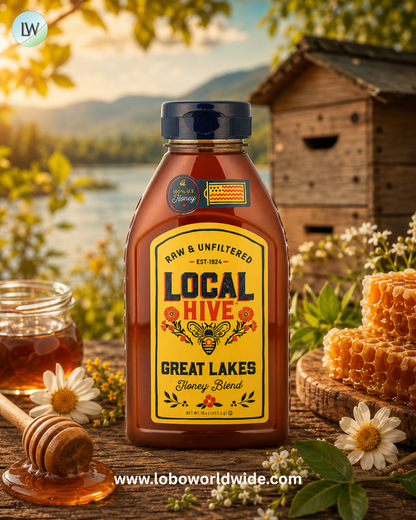 Local Hive, Honey Blend, Raw & Unfiltered, 16 oz (453.5 g)