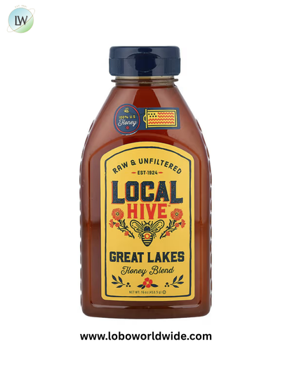 Local Hive, Honey Blend, Raw & Unfiltered, 16 oz (453.5 g)