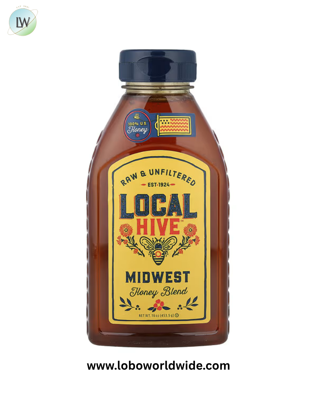 Local Hive, Honey Blend, Raw & Unfiltered, 16 oz (453.5 g)