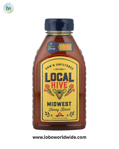 Local Hive, Honey Blend, Raw & Unfiltered, 16 oz (453.5 g)