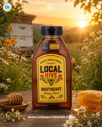 Local Hive, Honey Blend, Raw & Unfiltered, 16 oz (453.5 g)