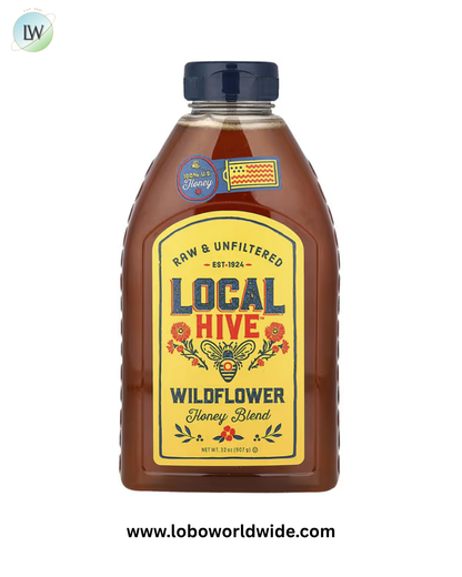 Local Hive, Honey Blend, Wildflower, Raw & Unfiltered, 32 oz (907 g)