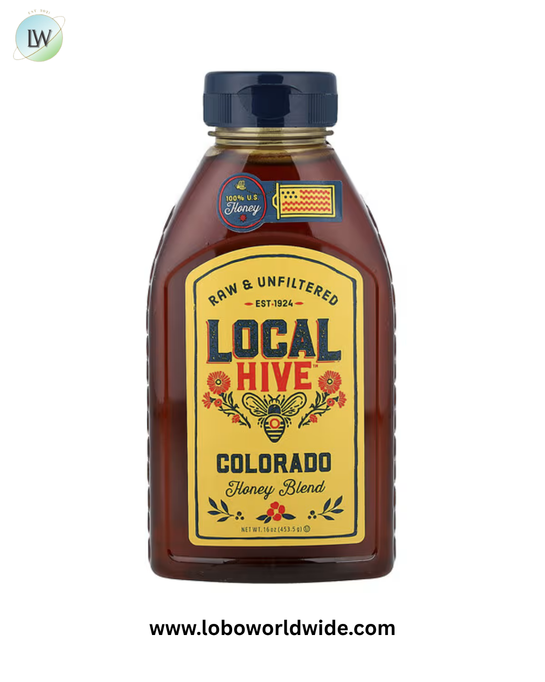 Local Hive, Honey Blend, Raw & Unfiltered, 16 oz (453.5 g)