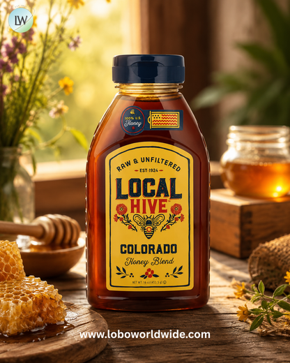Local Hive, Honey Blend, Raw & Unfiltered, 16 oz (453.5 g)