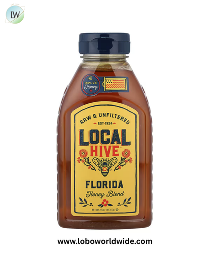 Local Hive, Honey Blend, Raw & Unfiltered, 16 oz (453.5 g)