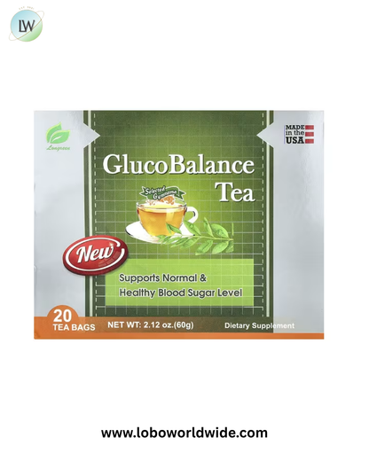 Longreen, GlucoBalance Tea, 20 Tea Bags, 2.12 oz (60 g)