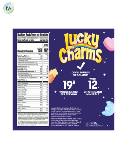 Lucky Charms K-Pop Demon Hunters Family Size Breakfast Cereal, 18.6 oz.