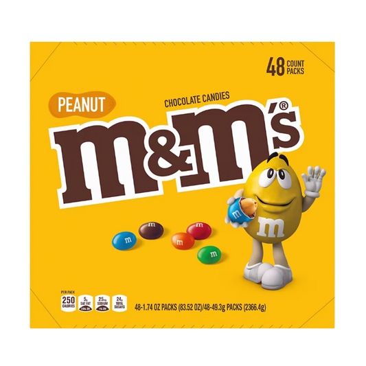 M&M'S Peanut Chocolate Singles 48 ct.