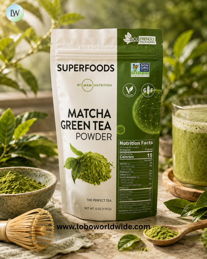 MRM Nutrition, Matcha Green Tea Powder, 6 oz (170 g)